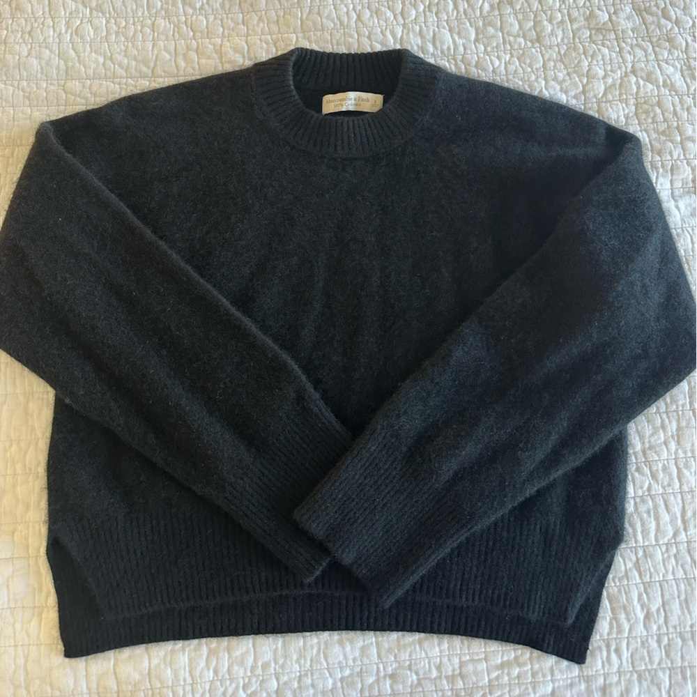 Abercrombie & Fitch Charcoal Crew Neck Sweater